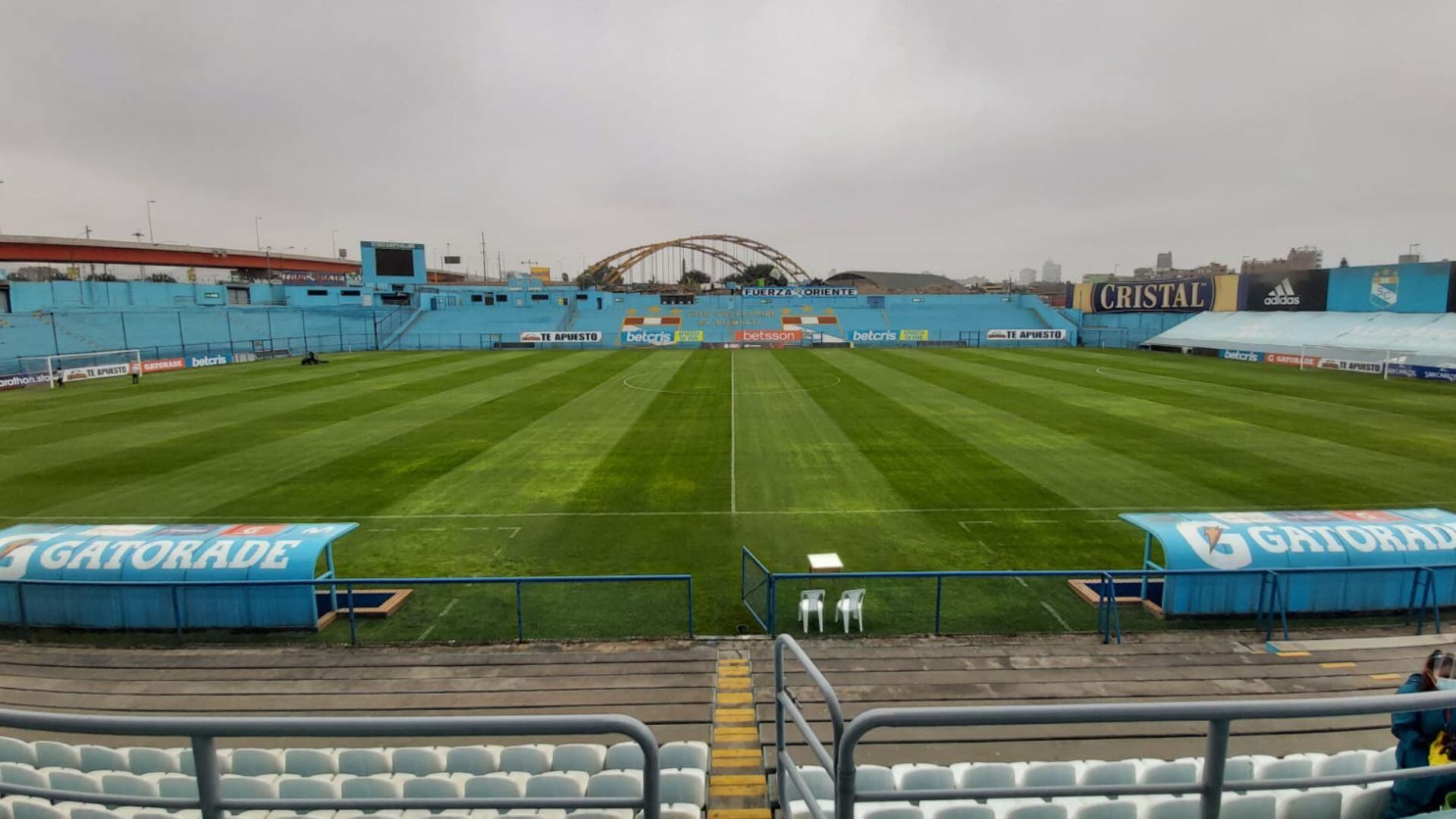 Estadio Alberto Gallardo posee tres tribunas con los nombres de Roberto Palacios, Julio César Uribe y Alfredo Quesada - Crédito: Liga 1