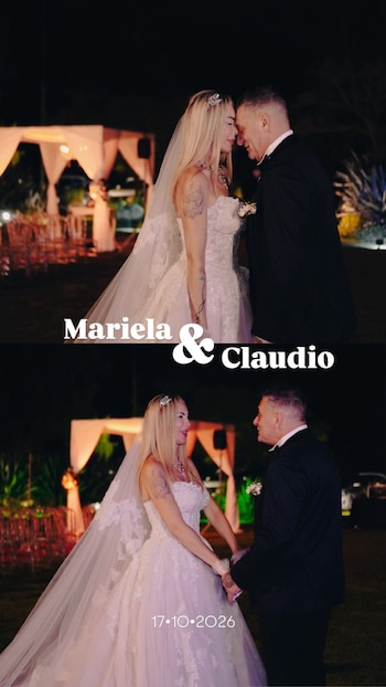 El casamiento del Turco García y Mariela Prieto