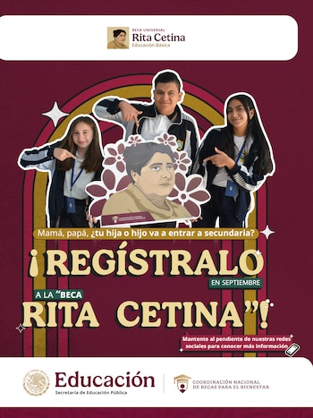 Beca Rita Cetina 2025: Importante aviso para estudiantes que están por terminar la primaria 2 Los alumnos de preescolar, primaria