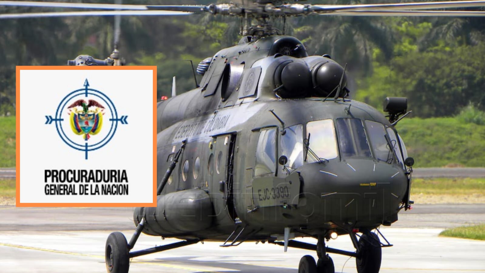 La Procuraduría inspeccionó el Ministerio de Defensa por presuntas irregularidades en el contrato de mantenimiento de helicópteros MI-17 - crédito Roberto García H./Webinfomil