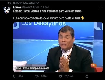 Trino compartido por el presidente