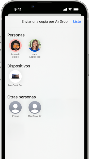 El AirDrop utiliza una tecnología
