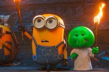 Pierre Coffin evitó hablar sobre la teoría de los minions en la Segunda Guerra Mundial. (Universal Pictures via AP)