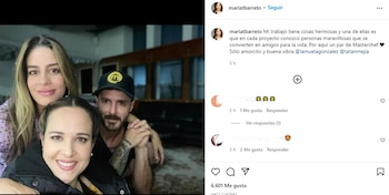 Post en Instagram de María Teresa Barreto. Foto: @mariatbarreto
