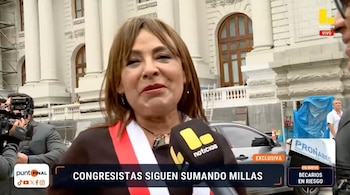 “Millas como cancha”: informe revela viajes de congresistas antes del cierre del Parlamento unicameral. Captura: Latina.