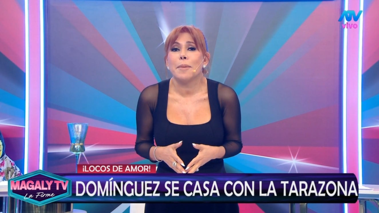 Revelan que Christian Domínguez y Karla Tarazona están a un paso del matrimonio tras viaje romántico. Captura: Magaly TV La Firme.