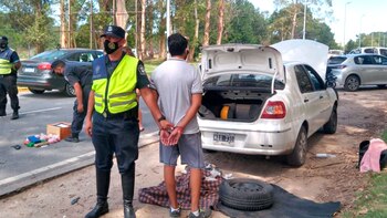 El momento de la detención
