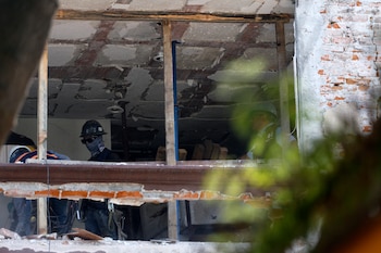 Las explosiones a causa del gas butano se han dado sobre todo en edificios. EFE/ Sáshenka Gutiérrez