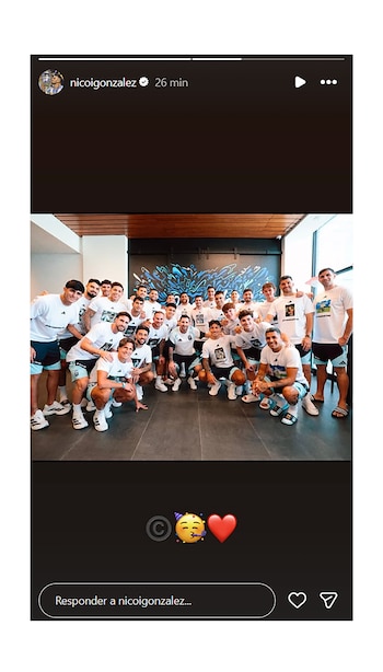 El regalo de los jugadores de la Selección a Lionel Messi