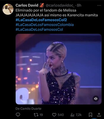 Melissa Gate se robó el