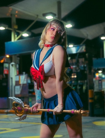 La cantante difundió imágenes donde