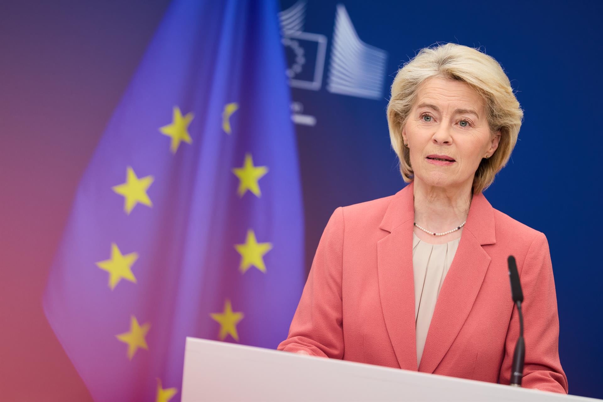 VÍDEO: Von der Leyen tacha de "inaceptables" las imágenes de Ceuta y pide frenar "de inmediato" las llegadas