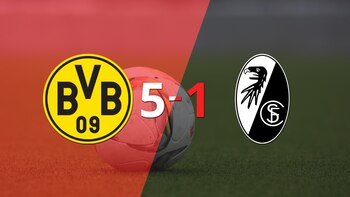 Borussia Dortmund golea 5-1 a