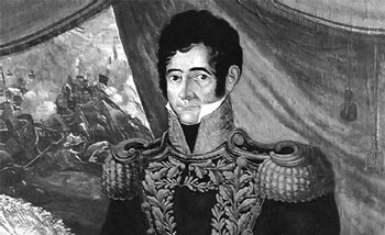 José Rondeau, uno de los jefes que reprimió el motín, quedó sordo por los estruendos de un cañón