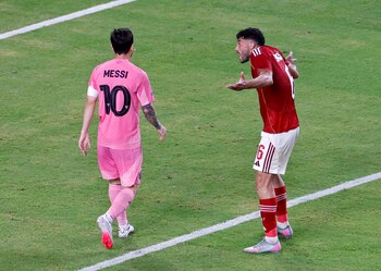 Messi y Yasser, cruzando palabras