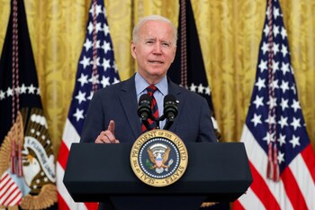 Joe Biden en la Casa Blanca (Foto: REUTERS)