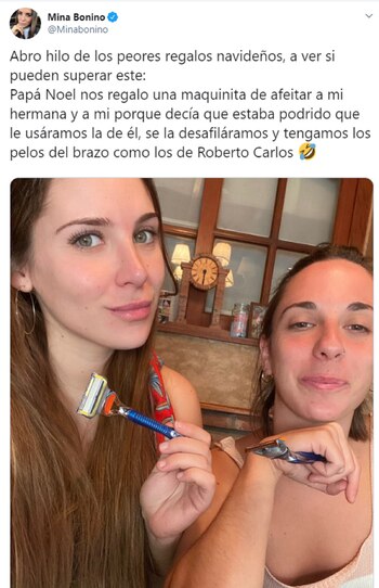 El tuit de Mina Bonino
