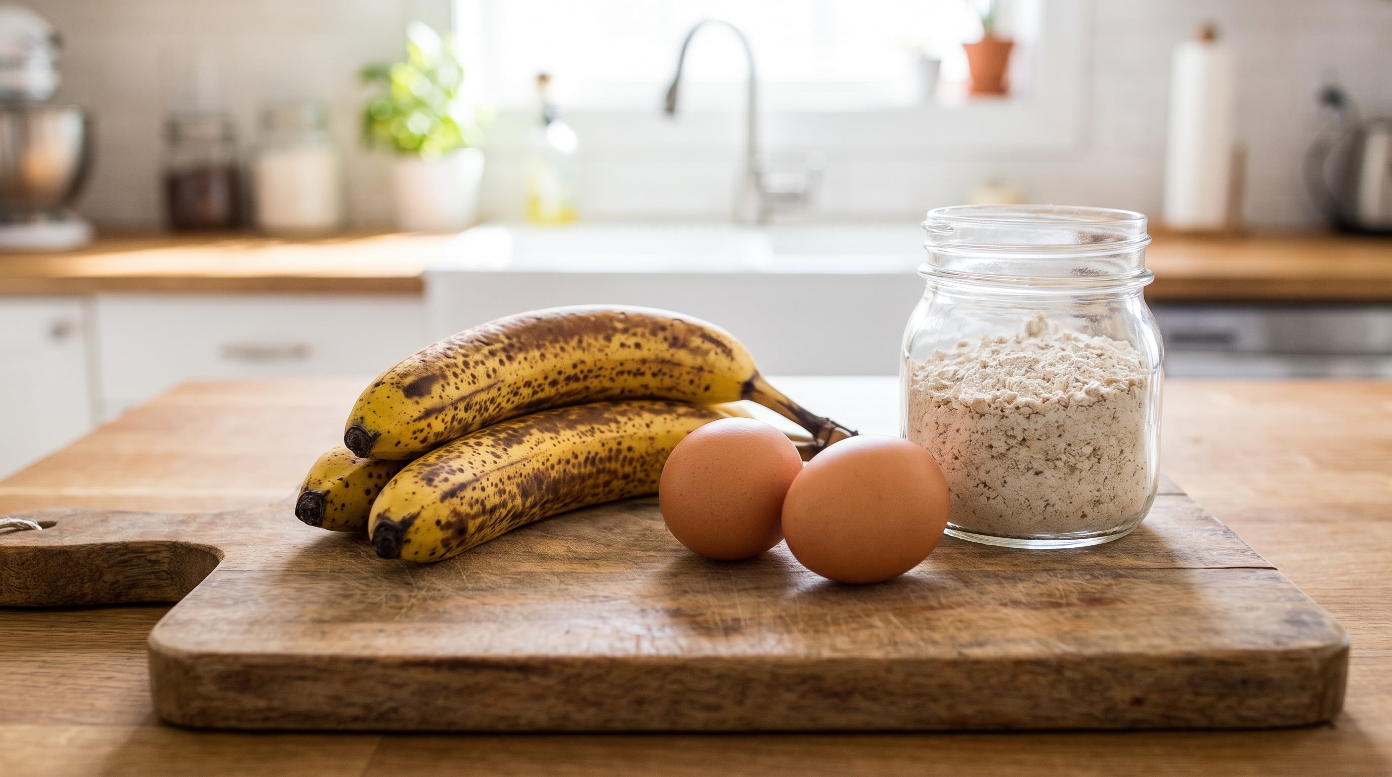 La lista de ingredientes combina bananas maduras, huevos y harina de avena o avena procesada, entre otros (Imagen Ilustrativa Infobae)