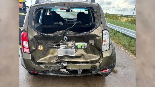 El siniestro vial, que se registró poco antes de las 11, tuvo lugar en el kilómetro 356 (Foto: La Capital)