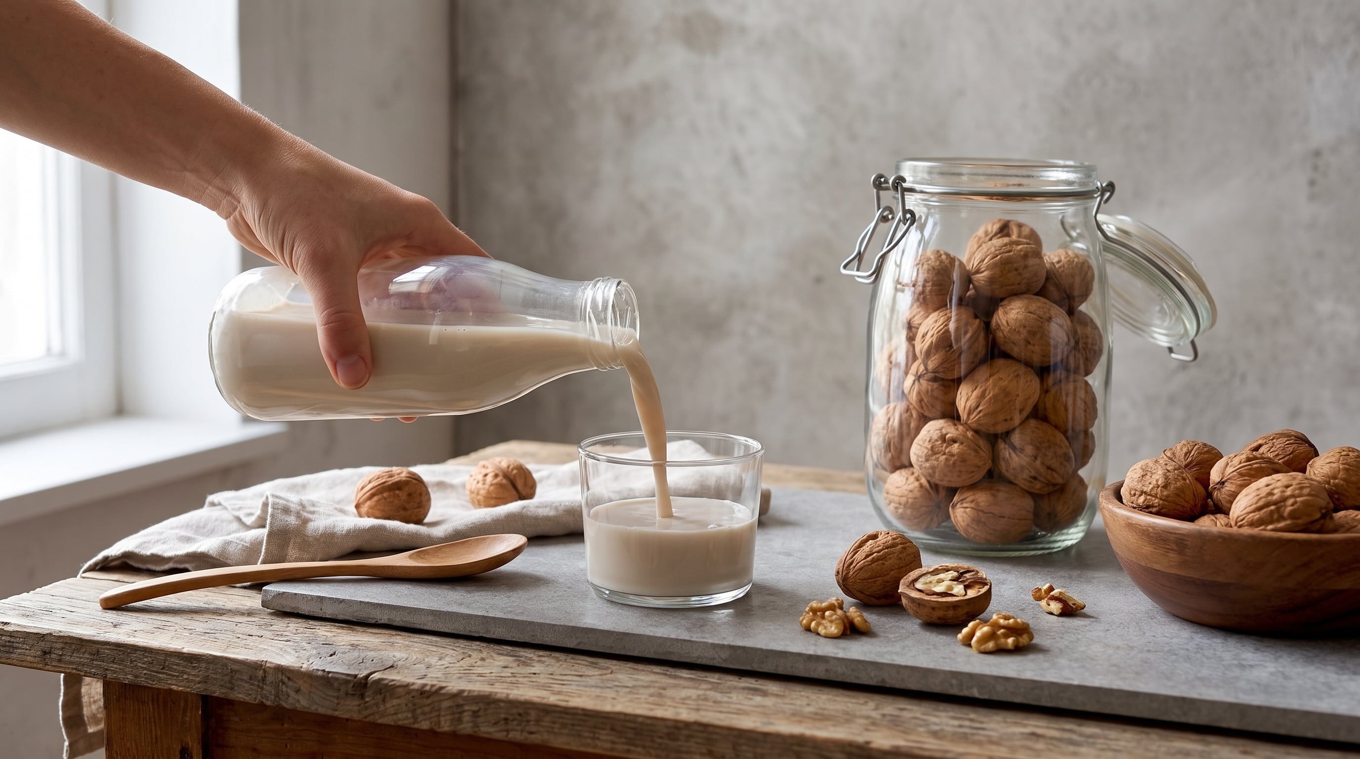 La leche con una pizca de nuez moscada aporta triptófano y calcio, aunque la especia debe utilizarse con moderación. (Imagen Ilustrativa Infobae)