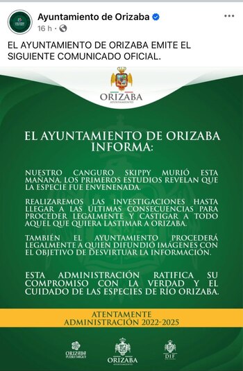 El Ayuntamiento confirmó que el