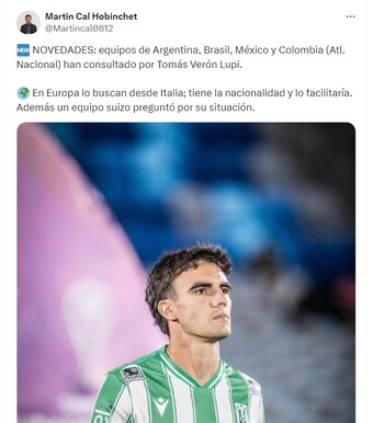 El delantero está en la