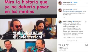 El comentario en el que