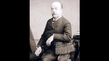 El presidente Francisco García Calderón