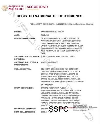 Este es el registro de