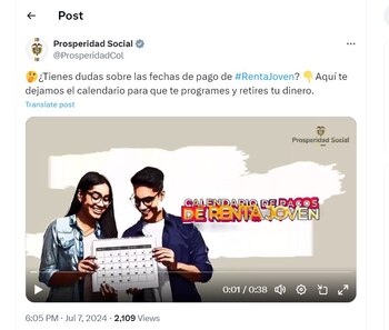 Prosperidad Social habla de las