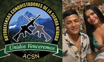 Alias Bendito Menor solía aparecer en redes sociales con su pareja, alias La Bebecita, retando a las autoridades - crédito Colombia Oscura/X y @ACSN_oficial/X