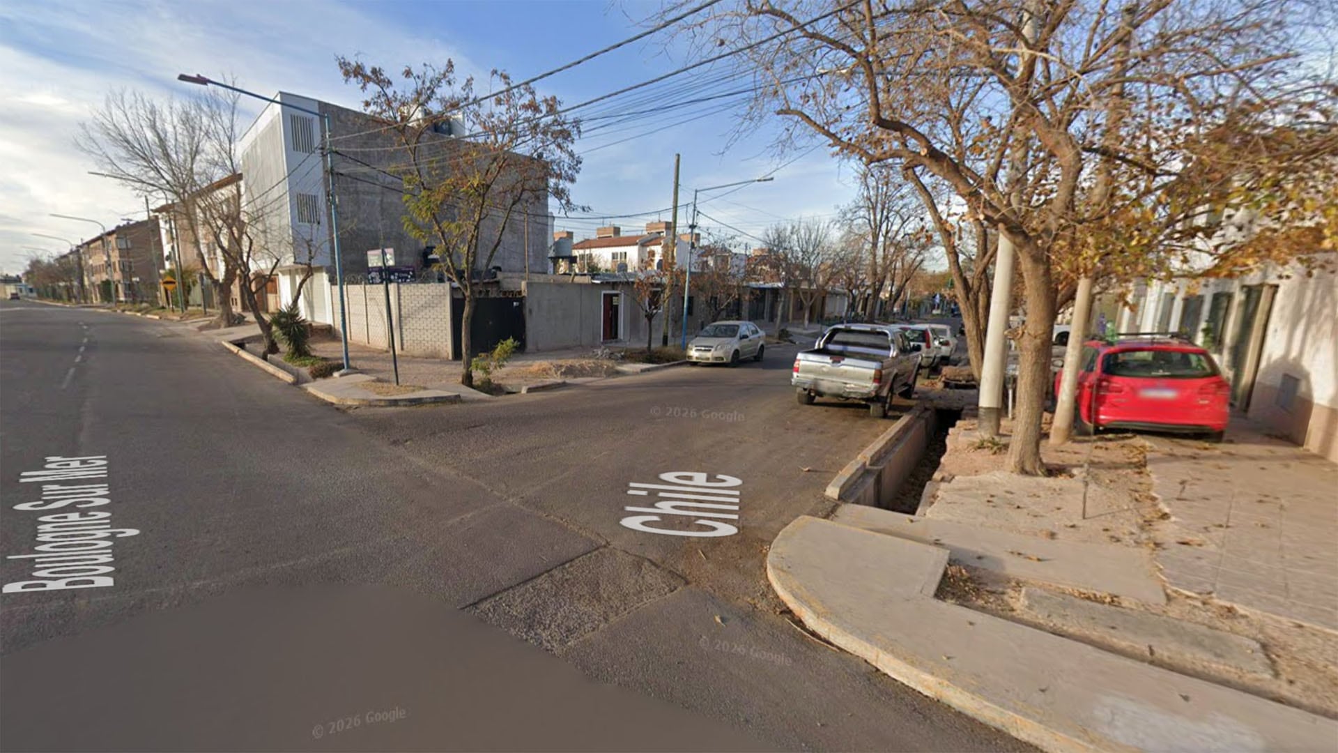 El hecho ocurrió en la intersección de la calle Chile y Boulogne Sur Mer