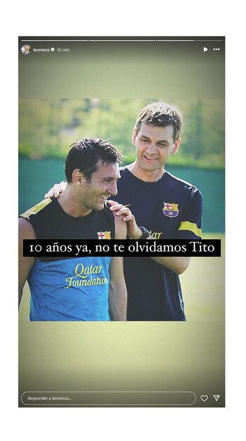 La publicación de Lionel Messi