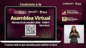 La transmisión se realiza por Facebook, en las redes oficiales de la Coordinación Nacional de Becas Bienestar.
(Captura de pantalla)