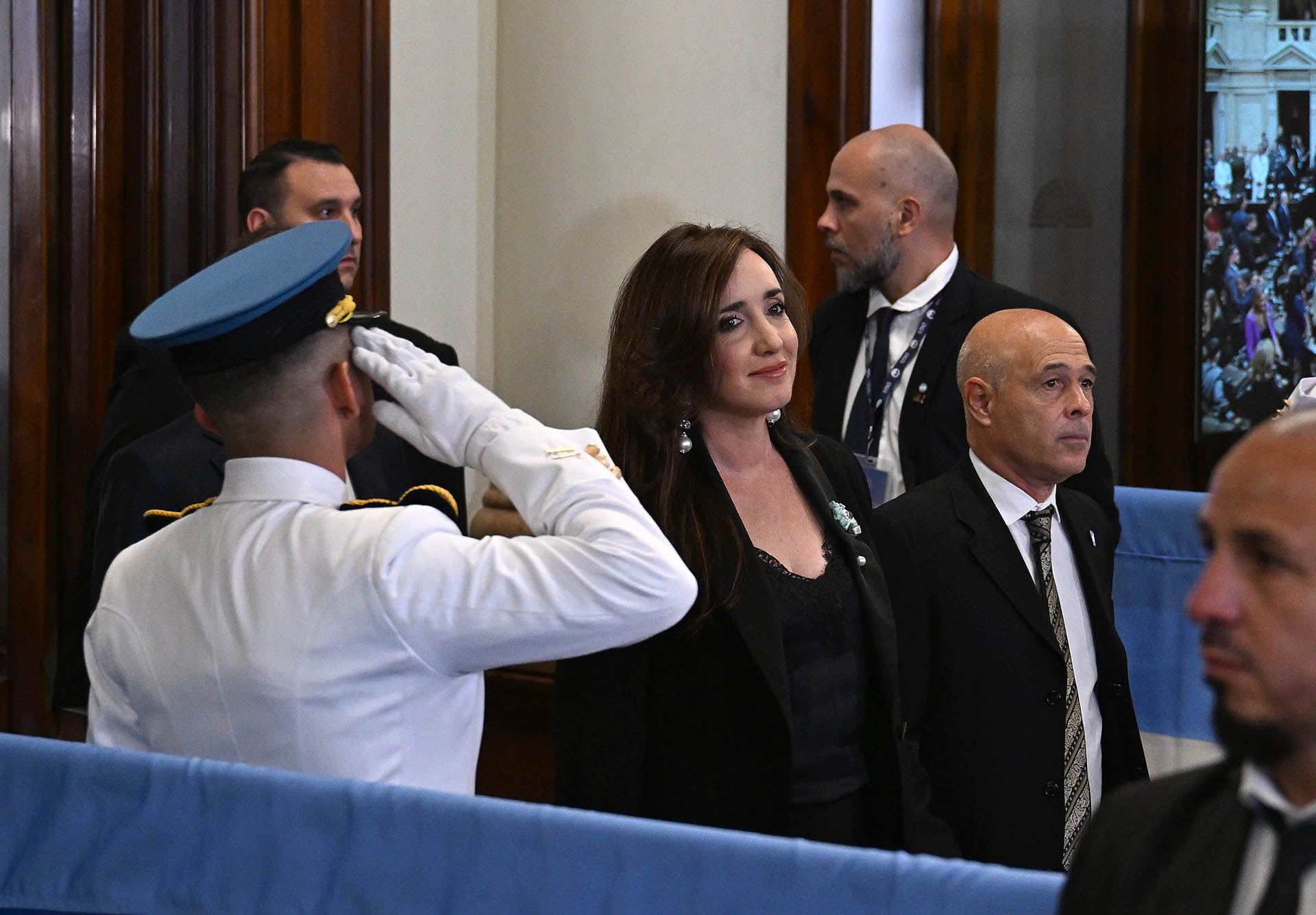 La vicepresidenta Victoria Villarruel recibirá a Javier Milei en el Congreso (Maxi Luna)
