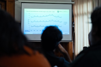 El Ministerio de Salud Pública presentó datos de suicidio de Uruguay (Martin Cerchiari - Presidencia)