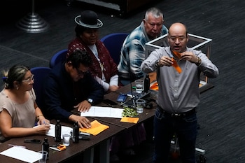 El diputado opositor Erwin Bazán