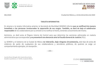 agresión a ciclista (Foto: Twitter@LaSEMOVI)