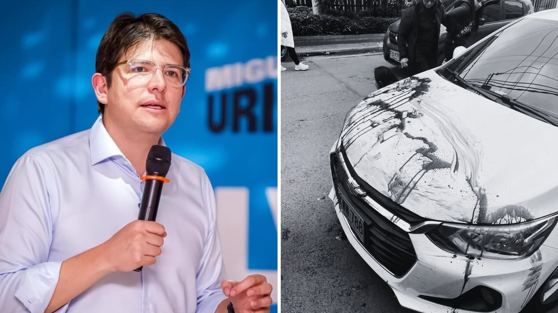 El senador y precandidato presidencial Miguel Uribe Turbay fue víctima de un atentado el sábado 7 de junio en Fontibón - crédito @PaoHerreraC/X