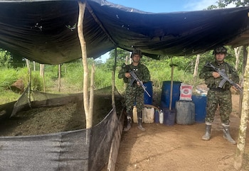 En San Pedro, Puerto Caicedo,