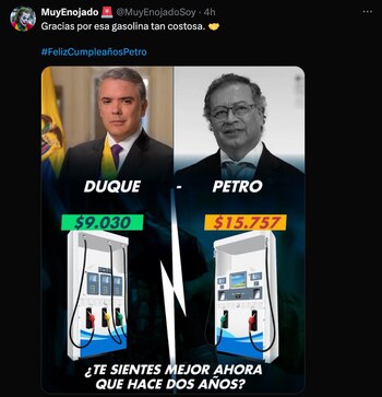 Los internautas también se quejaron