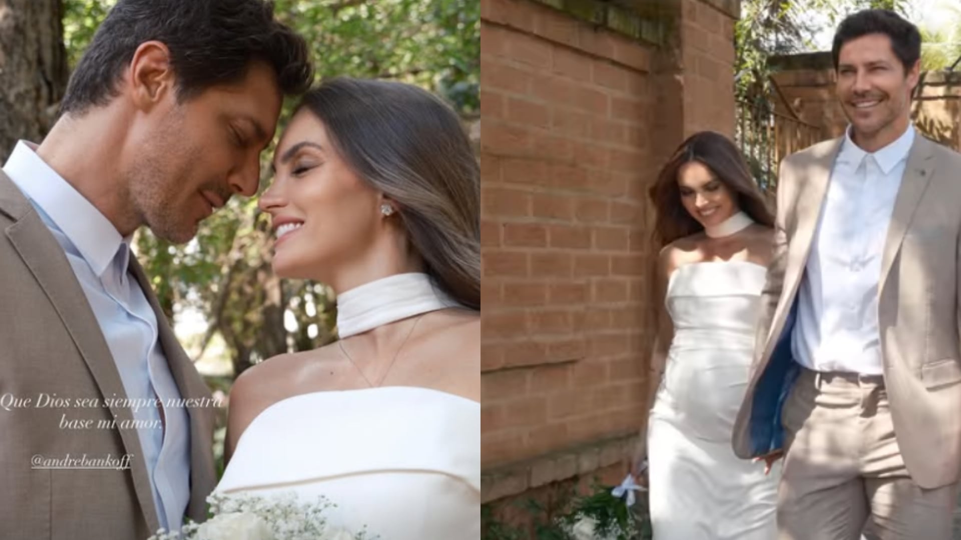 Cachaza anunció su boda con un mensaje dedicado al actor brasileño en redes sociales. IG/ Carol Reali