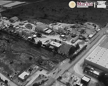 Tras cateo, Marina asegura casi 800 mil litros de huachicol en Puebla. Marina