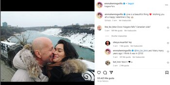 Emma Heming Willis celebró el