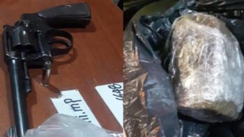 Los elementos que le incautaron