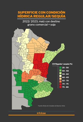 Infografía que detalla qué superficie
