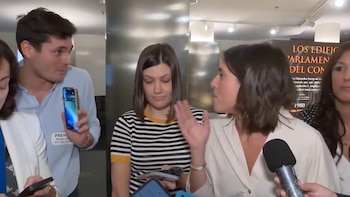Nuevo incidente con Vito Quiles: le pregunta a Irene Montero por el crimen de Espluges de Llobregat e Irene Montero le acusa de “chulería e impunidad”