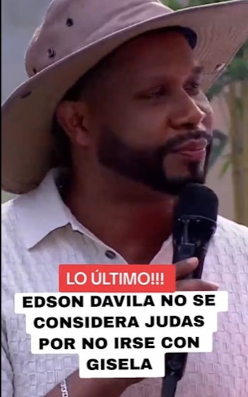Edson Dávila, conocido como 'Giselo',