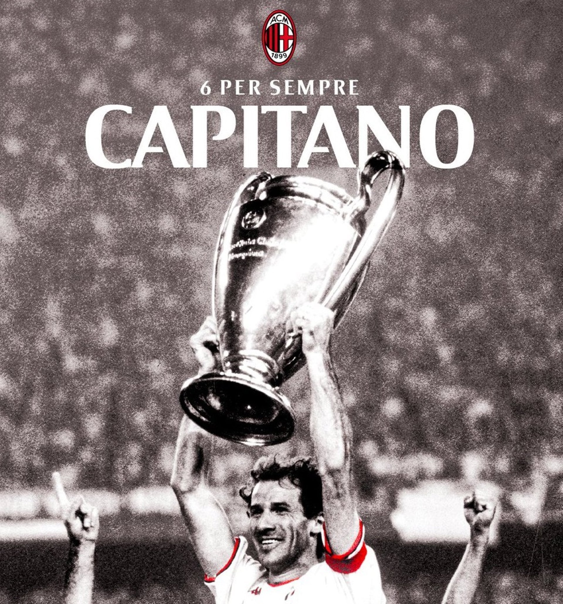 El homenaje del Milan para Franco Baresi