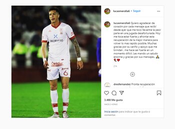 El mensaje que compartió Merolla